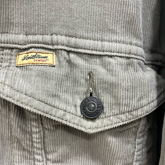 Levi's Men's Corduroy Tan Sherpa-Collar Jacket Size L Vintage Signature - Picture 7 of 16